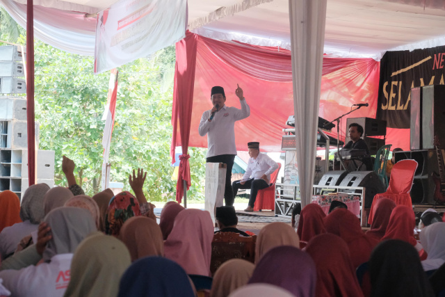 Tatap Muka Dengan Masyarakat Sumber Rejo, Arie – Sumarno Janji Akan Hantarkan Bengkulu Utara Maju Hebat dan Bahagia