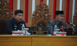 Paripurna DPRD BU Penyerahan Rekomendasi LKPJ Bupati Bengkulu Utara 2024