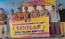 Pemdes Talang Berantai Mengadakan Pembinaan Linmas Tingkat Desa