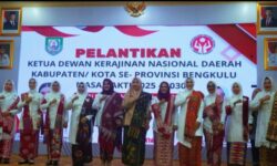Ny. Meita Elita Arie Dilantik sebagai Ketua Dekranasda Kabupaten Bengkulu Utara