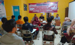 Ciptakan Pemerintahan Desa Yang Baik, Pemdes Tanah Hitam Melaksanakan Sosialisasi Hukum