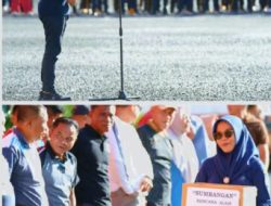 Galang Donasi Saat Apel, Bupati Arie Akan Salurkan Bantuan ke Tiga Provinsi Terdapak Bencana Hidrometeorologi