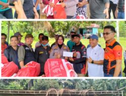 DUA KEBAKARAN DALAM SEHARI, DINAS SOSIAL BENGKULU UTARA GERAK CEPAT SALURKAN BANTUAN