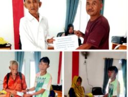 Pemdes Taba Kelintang Salurkan BLT DD Tahap Awal 2026 kepada 3 KPM