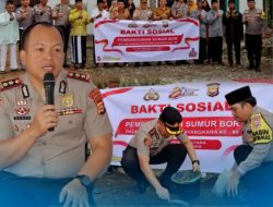 Polres Bengkulu Utara, Bakti sosial Bangun Sumur Bor untuk Air Bersih di Gunung Selan