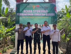 TNI AD Hadir untuk Rakyat, Sukseskan Pembangunan Jembatan Garuda di Desa Pagar Ruyung, kec. BATIK NAU