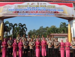 Polres Bengkulu Utara Gelar Ziarah dan Tabur Bunga di TMP Ratu Samban, Dalam Rangka peringati Hari Bahyangkara Ke-80