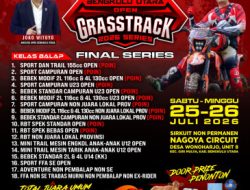 Joko Witoyo Dukung Penuh Final Series Open Grasstrack 2026 Bengkulu utara, Perebutan Gelar Juara Umum Final Dimulai!