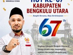 Momentum HUT ke-67 Bengkulu Utara, Ketua KONI Halmet Julianto Gaungkan Semangat Olahraga Menuju Daerah yang “Mahabbah”