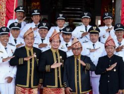 Ketua DPRD Bengkulu Utara Hadiri Upacara Peringatan HUT ke-67 Kabupaten Di halaman pemkab