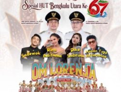 Meriahkan HUT ke-67, Pemkab Bengkulu Utara Gelar Pentas Seni dan Budaya Bertabur Bintang