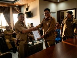 ESTAFET KEPEMIMPINAN, Madeslianto Resmi Jabat Kepala Dinas Perkebunan, Gantikan Plt. Hardiantoni