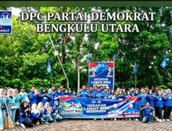 Sambut Hut KE-25, Ketua DPC Demokrat Pimpin Langsung “Gerakan Langit Biru Indonesia Asri” di Bengkulu Utara