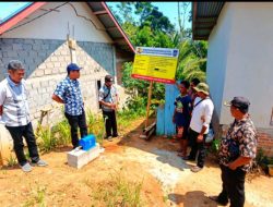 Sukses 100 Persen, Kadis Perkim Bengkulu Utara Tinjau Langsung Proyek SPAM Sambungan Rumah di Desa Air Sekamanak